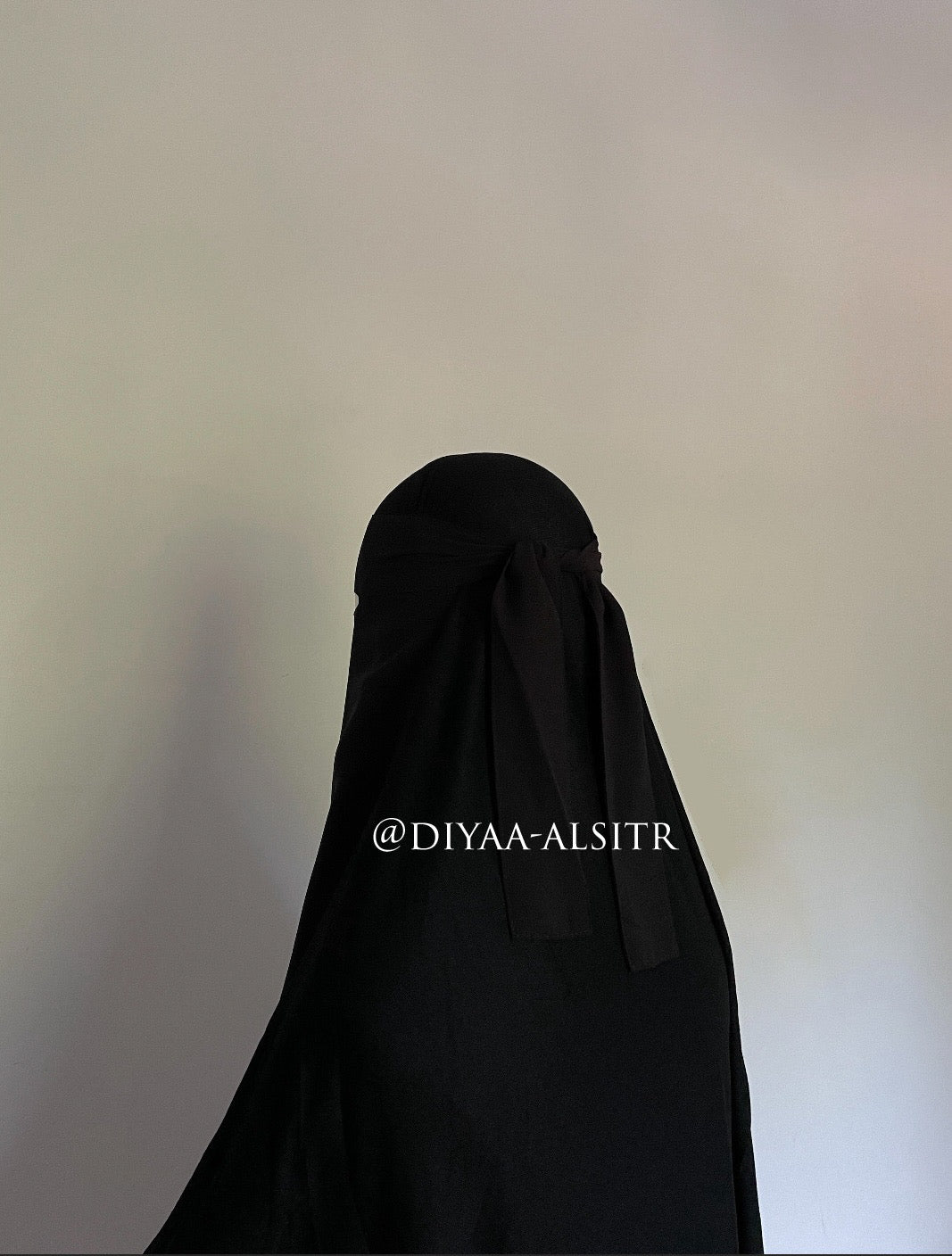 One layer nose string niqab